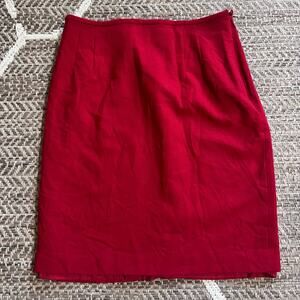 Linda Allard Ellen Tracy Wool Skirt
